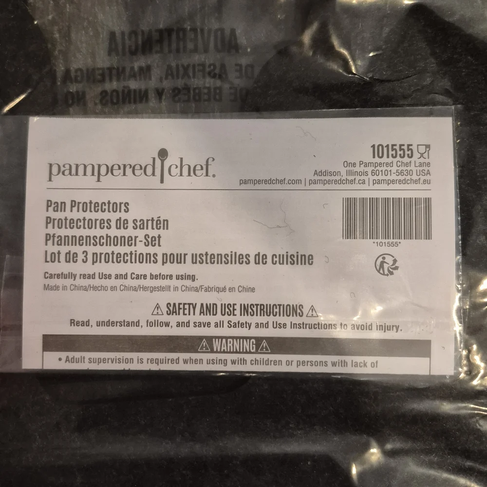 Pampered Chef Black Replacement VR/AR Headset Pads - Set of 3